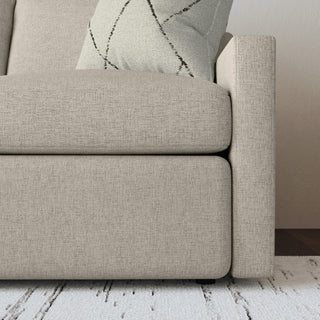 Sky Fabric Loveseat 58" W