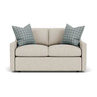 Sky Fabric Loveseat 58" W