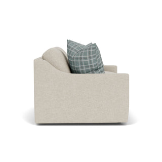 Sky Fabric Loveseat 58" W