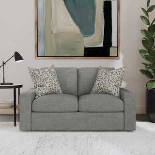 Sky Fabric Loveseat 64" W
