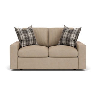 Sky Fabric Loveseat 64" W