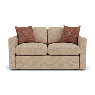 Sky Fabric Loveseat 62" W