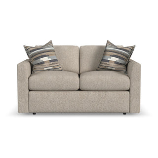 Sky Fabric Loveseat 62" W