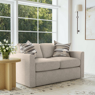 Sky Fabric Loveseat 62" W