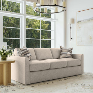 Sky Fabric Sofa 87" W