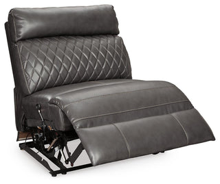 Samperstone Armless Recliner Faux Leather