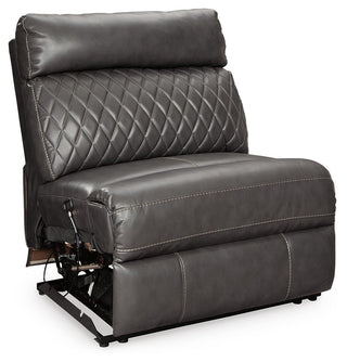 Samperstone Armless Recliner Faux Leather