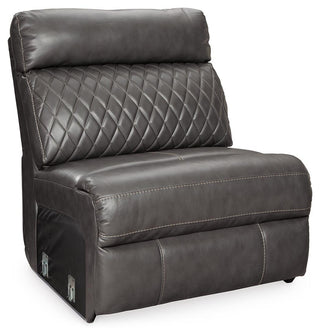Samperstone Armless Chair Faux Leather