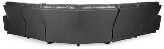 Samperstone 6-Piece Power Reclining Sectional Faux Leather