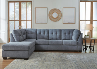 Marleton 2-Piece Sectional with Chaise Microfiber