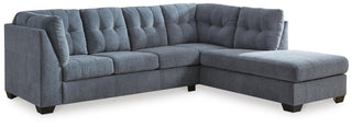 Marleton 2-Piece Sleeper Sectional with Chaise Microfiber