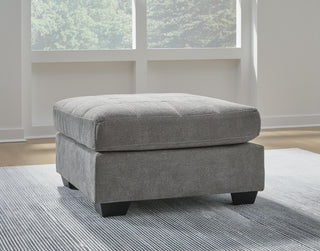 Marleton Oversized Accent Ottoman Microfiber