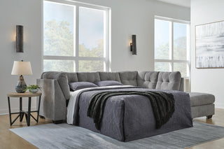 Marleton 2-Piece Sleeper Sectional with Chaise Microfiber