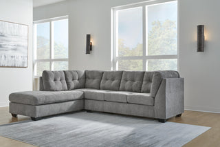 Marleton 2-Piece Sectional with Chaise Microfiber