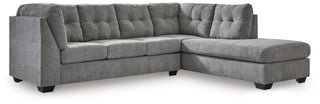 Marleton 2-Piece Sectional with Chaise Microfiber