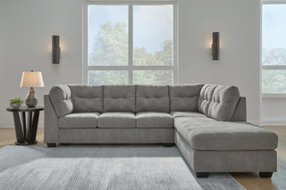 Marleton 2-Piece Sectional with Chaise Microfiber