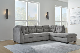 Marleton 2-Piece Sectional with Chaise Microfiber