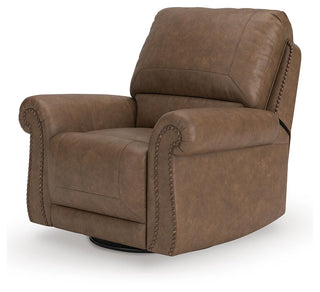 Chasemore Swivel Glider Recliner Faux Leather