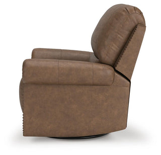 Chasemore Swivel Glider Recliner Faux Leather