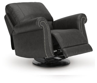 Chasemore Swivel Glider Recliner Faux Leather