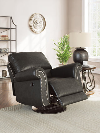 Chasemore Swivel Glider Recliner Faux Leather