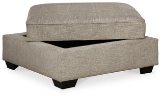 Bovarian Ottoman With Storage Chenille
