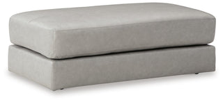 Amiata Oversized Accent Ottoman Leather