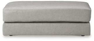 Amiata Oversized Accent Ottoman Leather