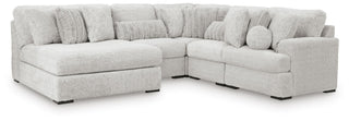 Cuddle Plush 5-Piece Sectional with Chaise