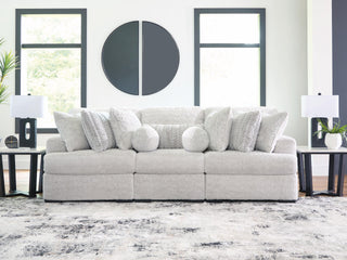 Cuddle Plush 3-Piece Sectional Velvet Chenille