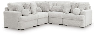 Cuddle Plush 5-Piece Sectional Velvet Chenille