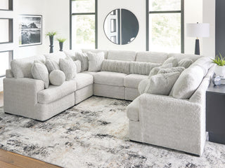 Cuddle Plush 8-Piece Sectional Velvet Chenille