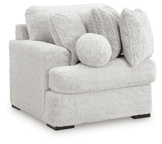 Cuddle Plush Corner Chair Velvet Chenille - Left Arm Facing