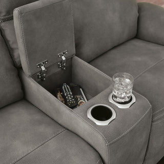Next-Gen Durapella PWR REC Loveseat/CON/ADJ HDRST Microfiber