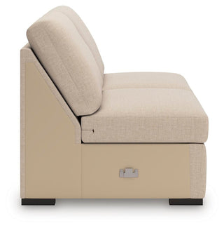 LadyMae Armless Loveseat Next-Gen Nuvella™ Performance Fabric