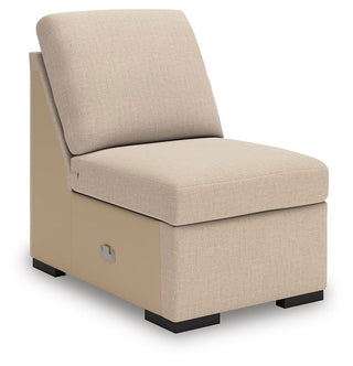 LadyMae Armless Chair Next-Gen Nuvella™ Performance Fabric