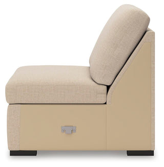 LadyMae Armless Chair Next-Gen Nuvella™ Performance Fabric