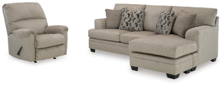 Stonemeade Sofa Chaise and Recliner