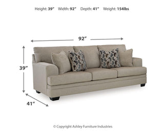 Stonemeade Sofa and Recliner