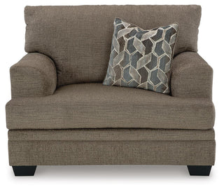 Stonemeade Sofa Chaise, Oversized Chair and Ottoman