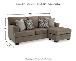 Stonemeade Sofa Chaise Chenille