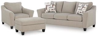 Willarae Sofa, Oversized Chair and Ottoman