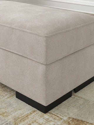 High Profile Ottoman Chenille
