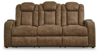 Wolfridge PWR REC Sofa with ADJ Headrest Faux Leather