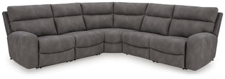 Next-Gen Durapella 5-Piece Power Reclining Sectional Microfiber