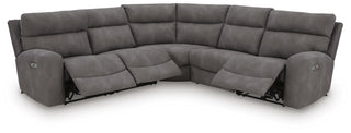 Next-Gen Durapella 5-Piece Power Reclining Sectional Microfiber