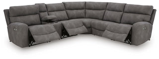 Next-Gen Durapella 6-Piece Power Reclining Sectional Microfiber