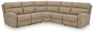 Next-Gen Durapella 5-Piece Power Reclining Sectional Microfiber