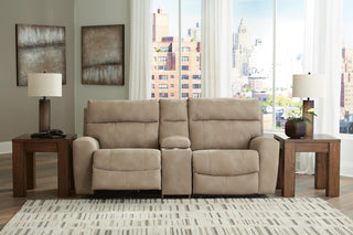 Next-Gen Durapella 3-Piece Power Reclining Sectional Loveseat with Console Microfiber
