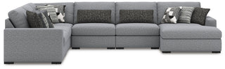 Bealton 6-Piece Sectional with Chaise Next-Gen Nuvella™ Performance Fabric